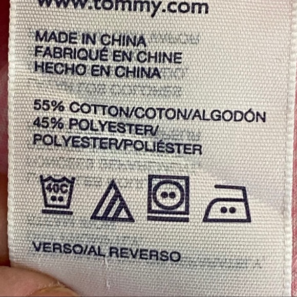 Tommy Hilfiger Pink Gingham Print Dress Shirt | 16 - Picture 11 of 11